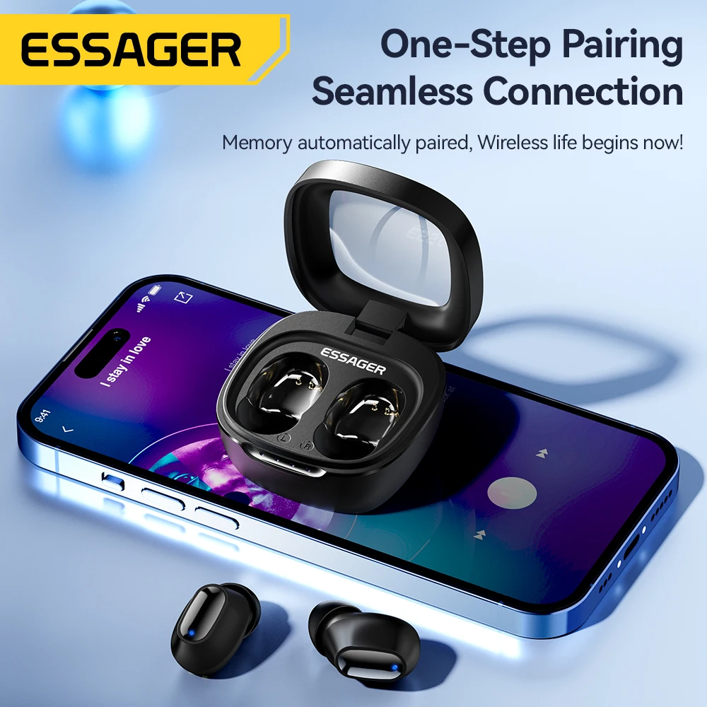 Essager TWS Bluetooth5.3 Earphone Noise Cancelling Earbuds True Wireless Stereo Sports Headset In-Ear Handsfree With Microphone - Image 5