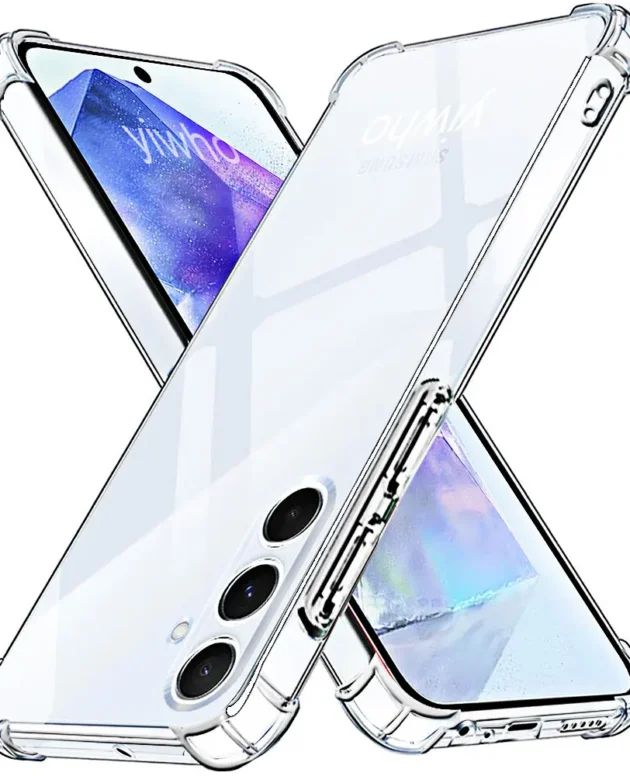 Shockproof Clear Silicone Soft Back Case for Samsung A55 5G A35 A25 A15 A05S A54 A34 A24 A14 4G A04 A53 A73 A33 Phone Case Cover