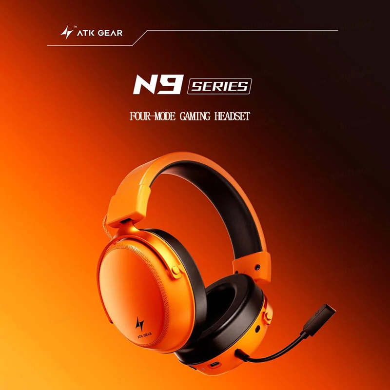 ATK Neptune N9 Over-Ear Gaming Headphones with 4 Modes Long Battery Life Noise Cancelling – Birthday Gift for Boys and Girls
