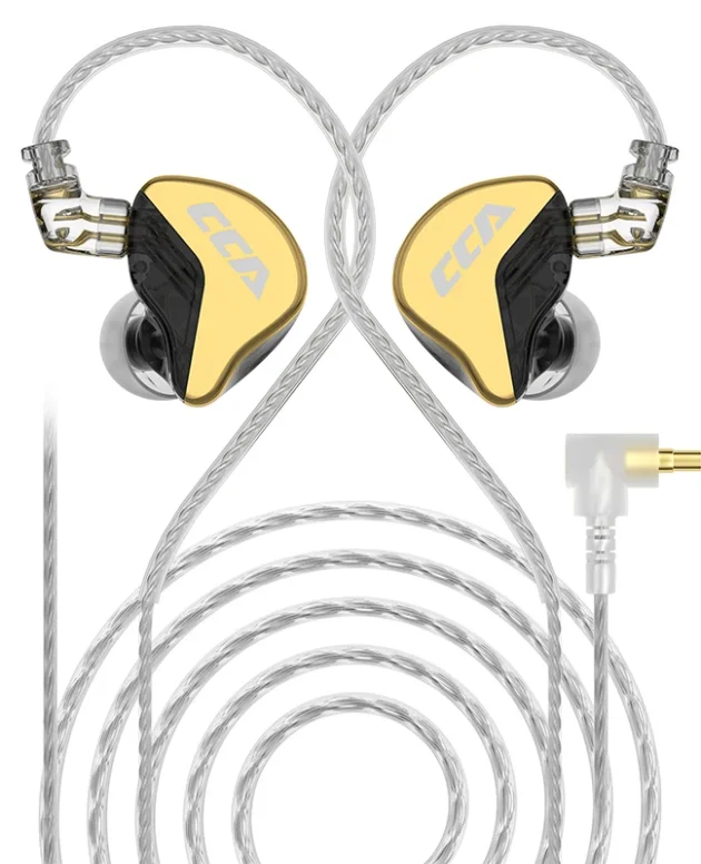 CCA CRA+ Hanging In Ear Wired HiFi Headset Monitor Headphones Noice Cancelling Sport Gamer Earbuds Earphones KZ EDX Pro NRA EDS