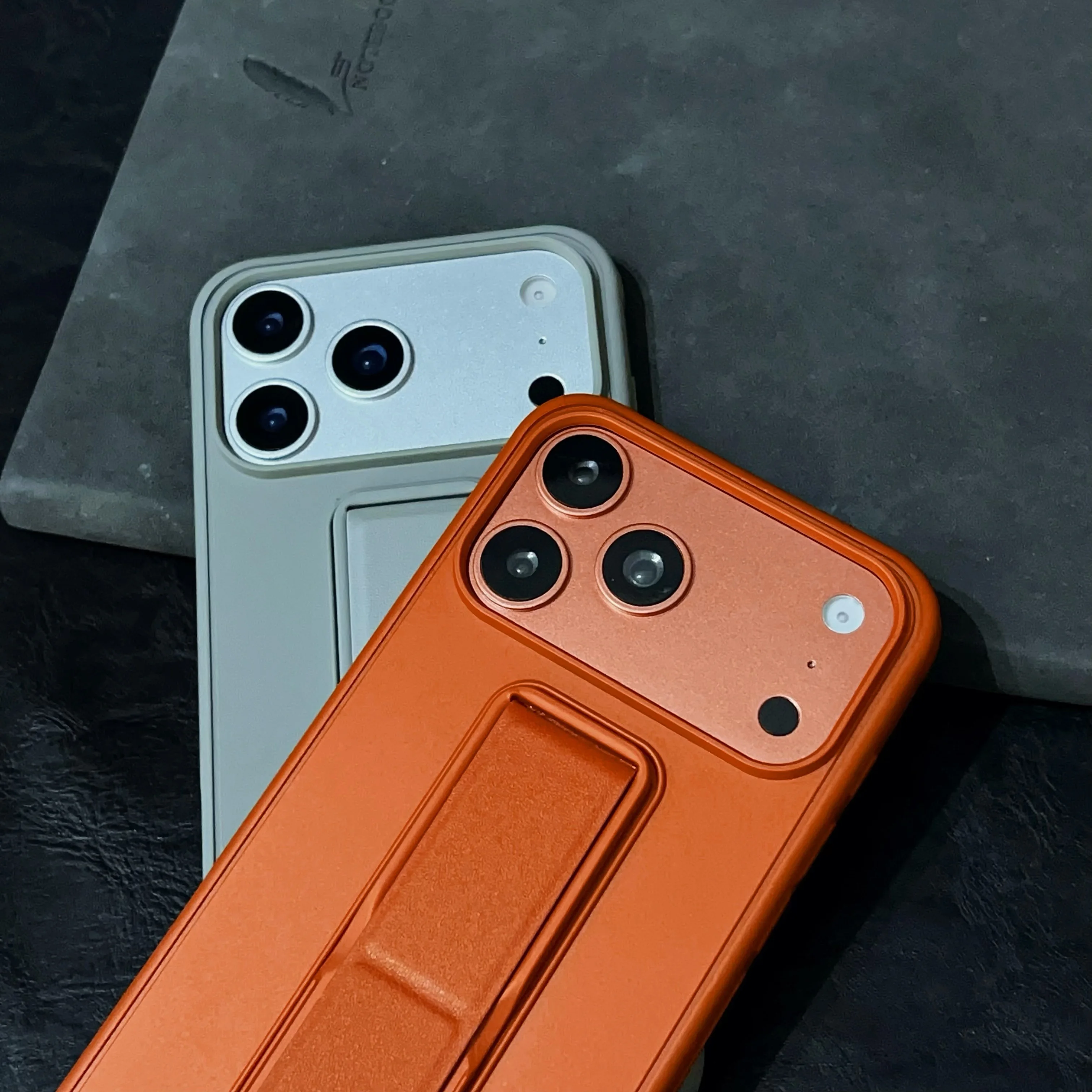 Magnetic Solid Color Metal D buckle Phone Case For iPhone 17 Pro Max 16 Plus 15 14 13 Slim Fit Shockproof kickstand Cover - Image 3