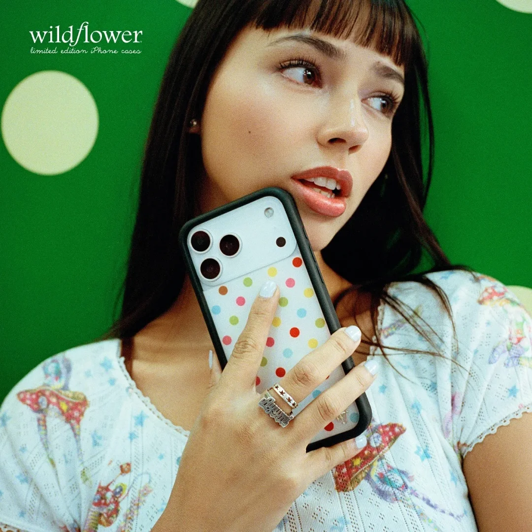 Wildflower POLKA DOTS CONFETTI Phone Case for iPhone 17ProMax 12 13 14 15 16 17 Pro Max Plus Air Wave point shockproof Cover - Image 5
