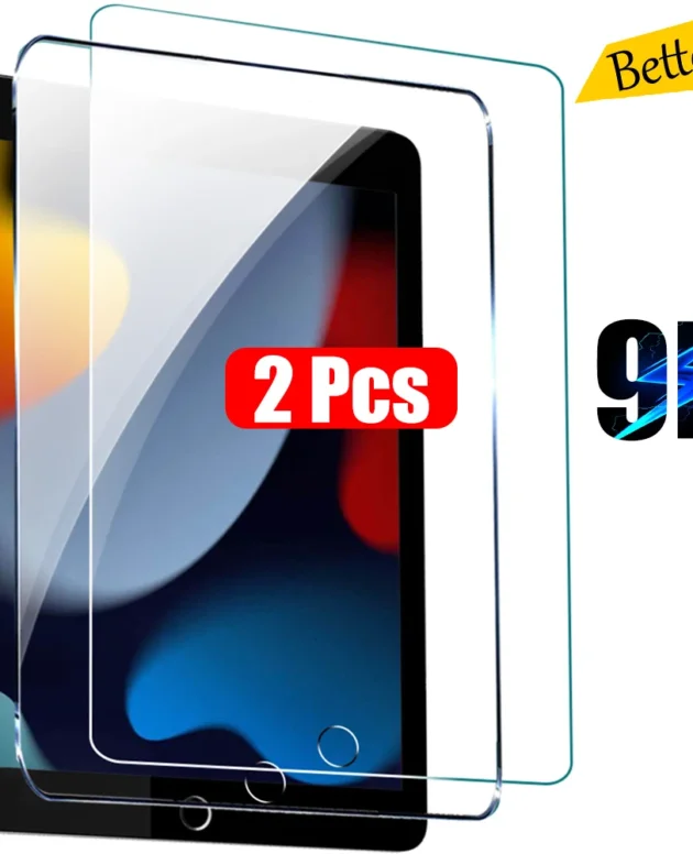 2pcs Clear Tempered Glass For Ipad 9 8 7 6 5 9th Generation 8th 7th 6th Screen Protector For Ipad Pro 11 10.5 9.7 Air 5 4 Mini 6