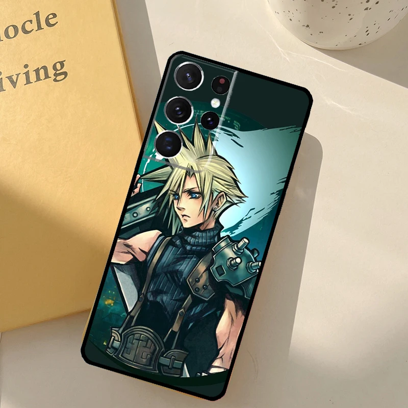 FINAL FANTASY Cloud Strife Back Case For Samsung Galaxy S23 S21 Ultra S20 FE S9 S10 S22 Plus Note 10 Plus S22 Ultra Coque - Image 6