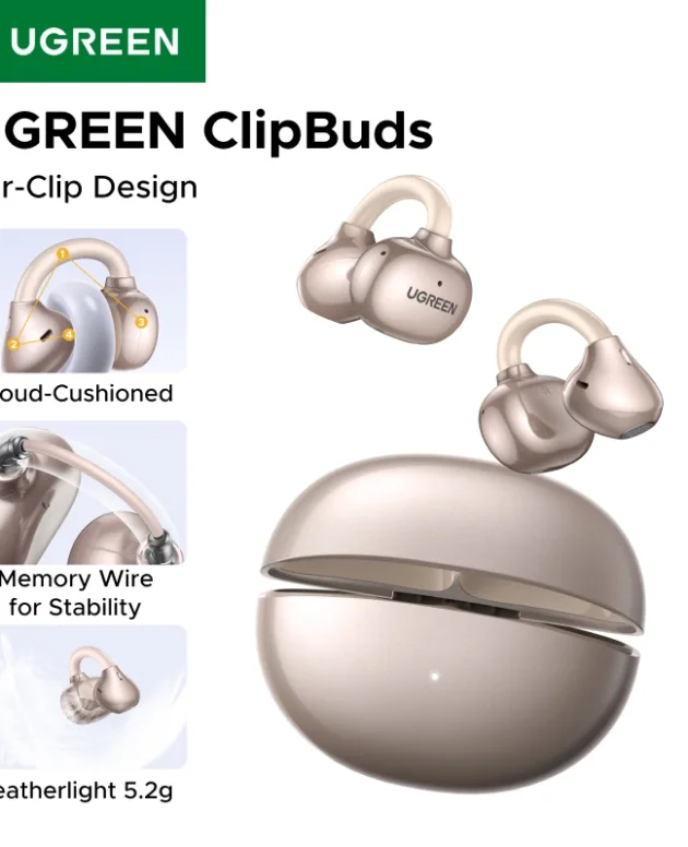 UGREEN Ear Clip EarBuds OWS Wireless Bluetooth Earphones TWS Headphones
