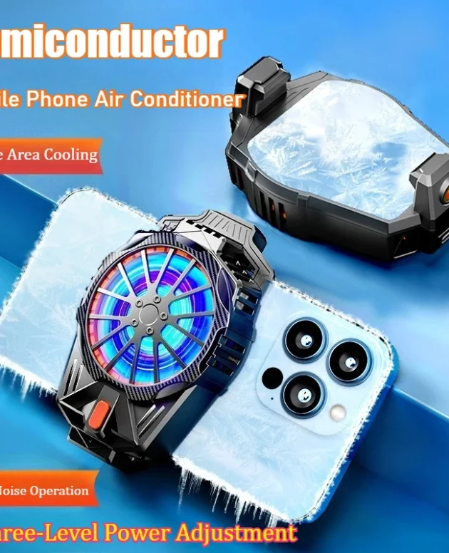 Cellphone Portable Cooling Fan Radiator for IPhone Xiaomi Samsung Asus Game Cooler Universal Mobile Phone Cooler Plug-in Model