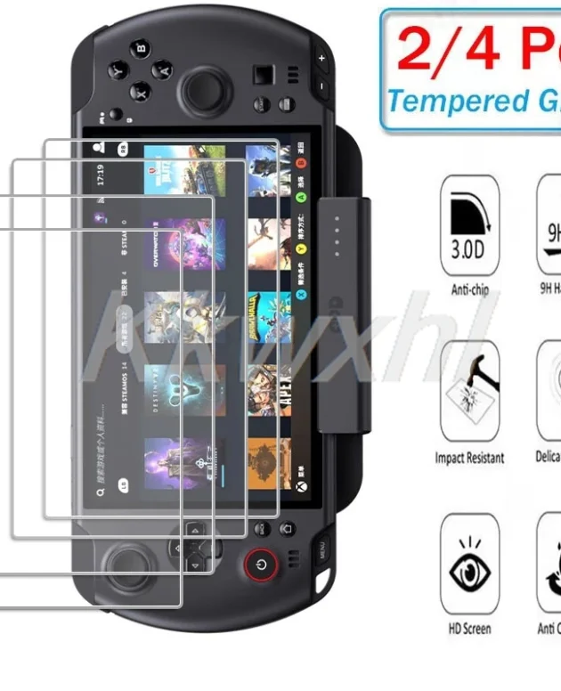 2-4PCS 9H HD Tempered Glass For GPD WIN 5 7”Retro Game Console ON GPDWIN5 WIN5 Screen Protector Cover Film