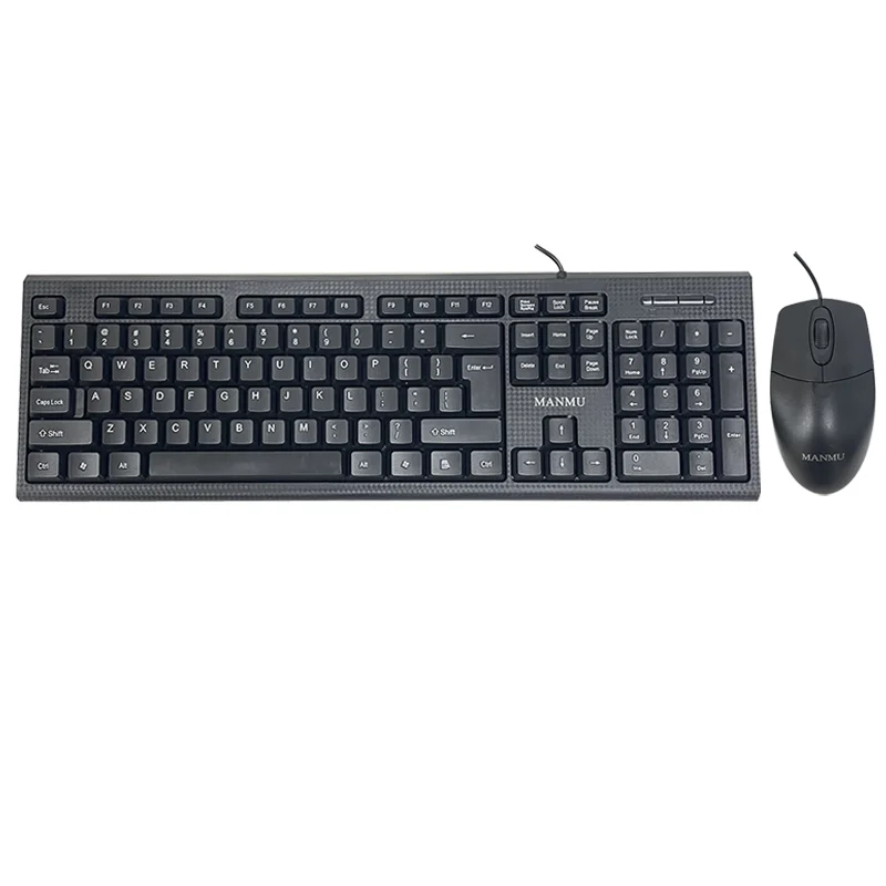MANMU Office Wired Keyboard Gaming High Quality Keyboard And Mouse Set Keyboard Gaming Setup
