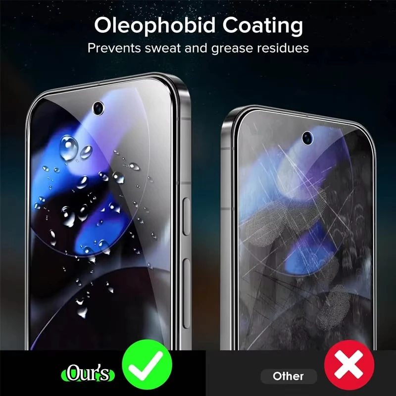 1-2pcs Fingerprint Unlock Full Cover Tempered Glass For Google Pixel 10 9 Pro XL 8 Pro Screen Protector HD Protective Glass Film - Image 5