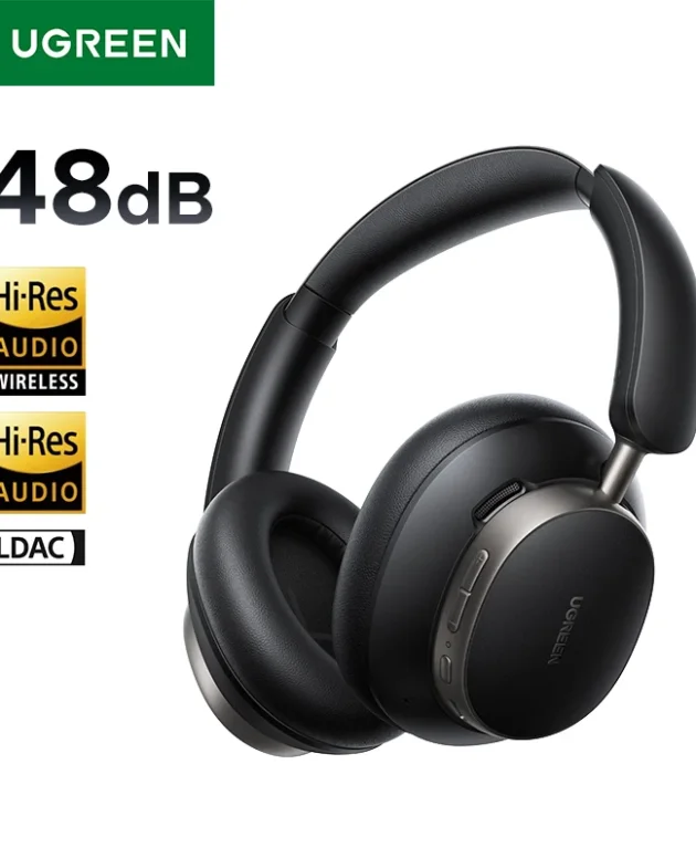 UGREEN Studio Pro 48dB ANC Wireless Headphones Over Ear Bluetooth Earphones Active Noise Cancellation Hi-Res LDAC 120h Playtime