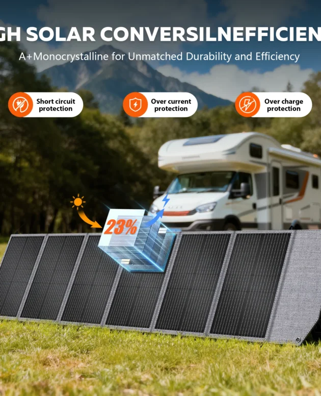 CTOLITY 1800W Portable Power Station &100W 200W Solar Panel 110V LED Light Emergency Solar Power Bank for Home Outdoor Camping