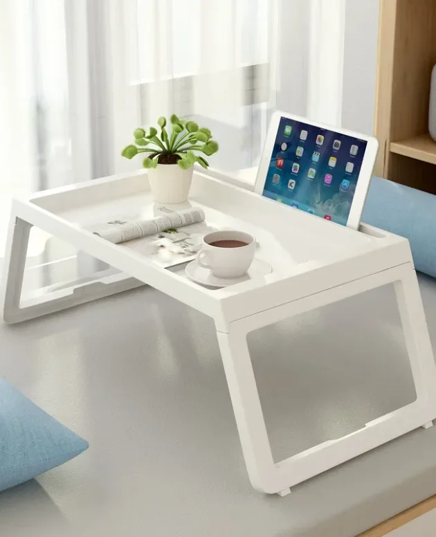 DurableSimple And Stylish Bed Folding Table Student Dormitory Laptop Table Multi-functional Lazy Desk