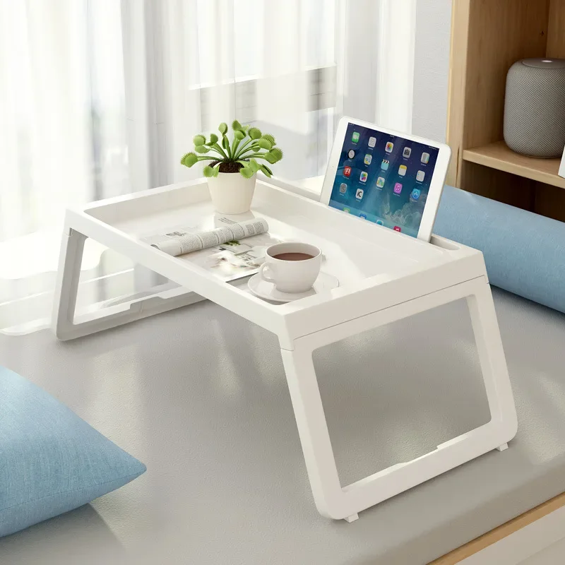 DurableSimple And Stylish Bed Folding Table Student Dormitory Laptop Table Multi-functional Lazy Desk