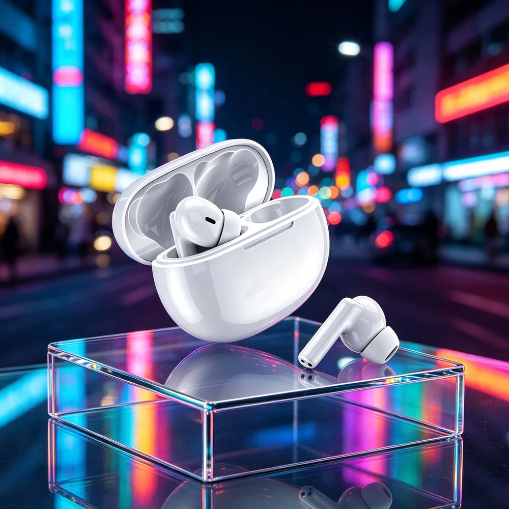New Bluetooth Earphones TWS Touch Control HiFi Wireless Headphone Mic Noise Reduction Earbuds Waterproof Game Motion
