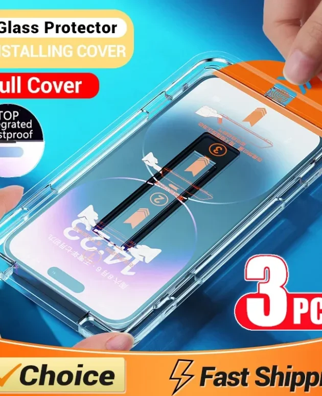 Oleophobic Coating Dust Free Easy Installation Screen Protector For iPhone 14 11 13 12 15 Pro Max Mini XS X XR 17 16 Plus Glass