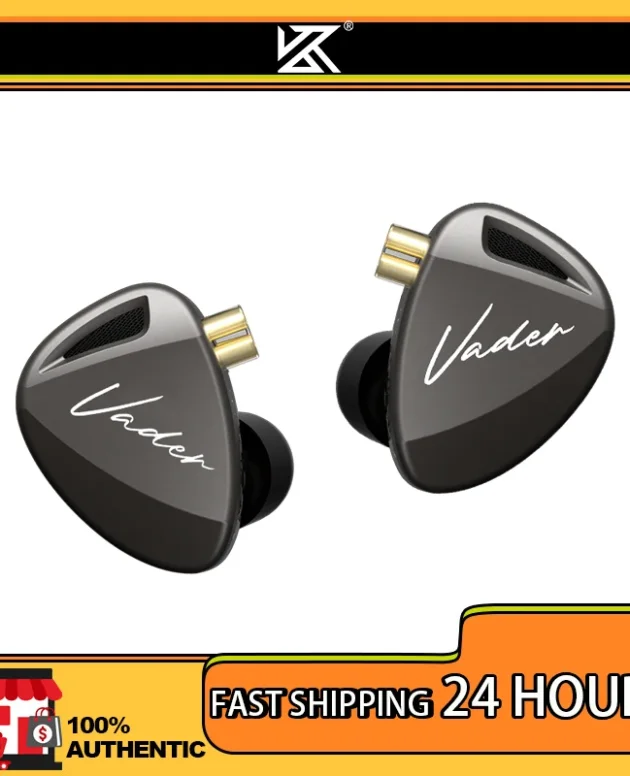 KZ Vader In Ear Monitor, HiFi Headphone, Customisable Headphone Switch Adjustment, Zobel Network Headset Design