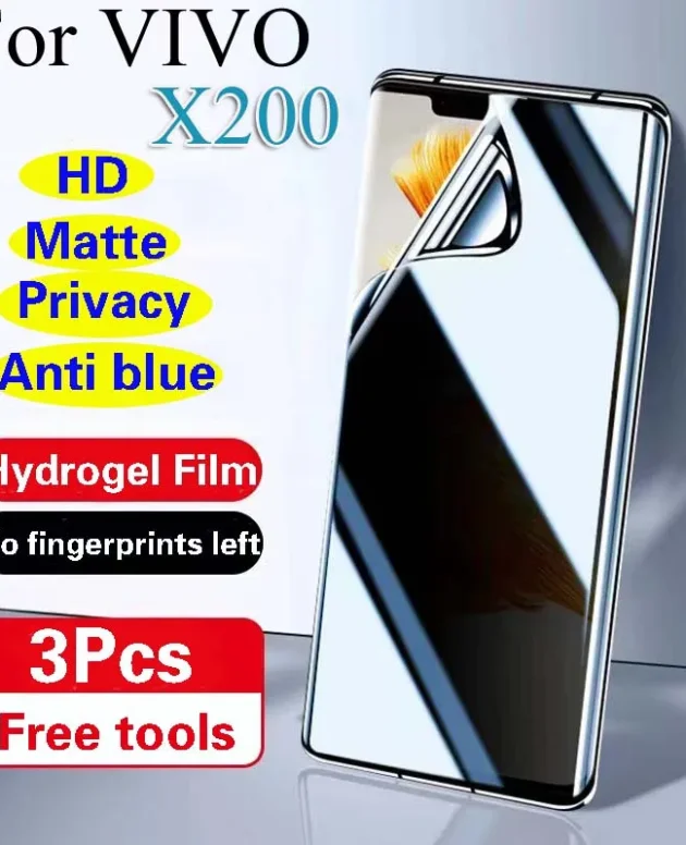 X200Ultra Screen Protector For VIVO X200 Pro Privacy Hydrogel Film X200ProMini Antipeeping Matte Full Coverage HD Soft X200S