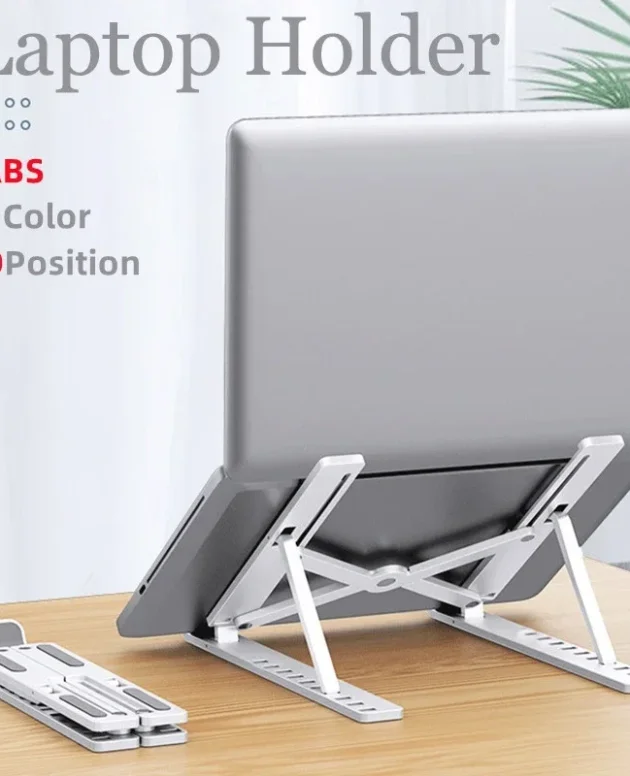 10 Gears Foldable Laptop Stand Adjustable Portable Notebook Bracket Support Base ABS Holder For Macbook Air Pro Accessories
