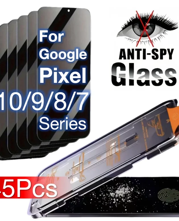 3-5Pcs For Google Pixel 10 9 Pro XL 8A 8 7 7a 5G 4G Anti-Peeping Screen Protector Toughened Glass Accessories No Dust Easy Kit