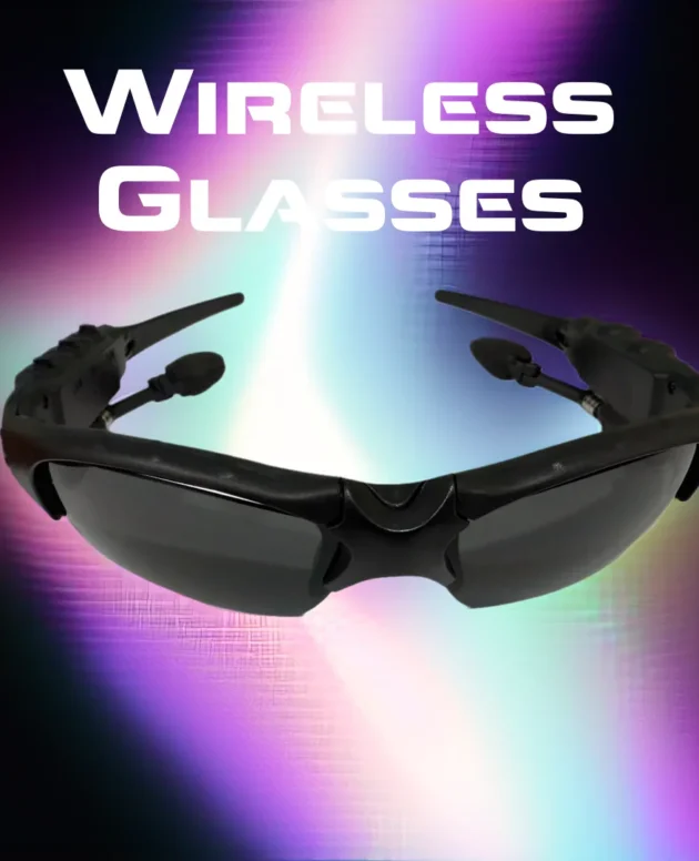 Glasses Headset Stereo Earphones Wireless Headset with Mic Glasses Sunglasses for Driving Cycling Sports Headphones