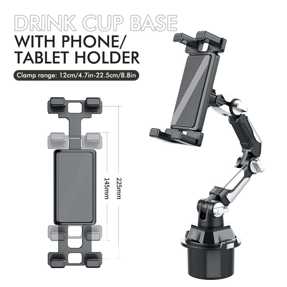 Car Cup Holder Car in-car Water Cup Holder Long Joint Position Mobile Phone tablet Computer Universal Car Bracket