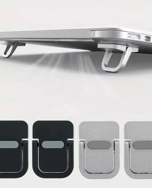 Universal Foldable Laptop Stand Portable Notebook Support Holder Ultra-thin Adjustable Riser Cooling Bracket For Macbook Laptop