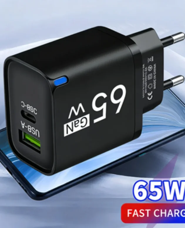USB 65W Fast Charging Charger Type C High Speed Charge Mobile Phone Wall Adapter For iPhone Honor Xiaomi Huawei Samsung Oneplus