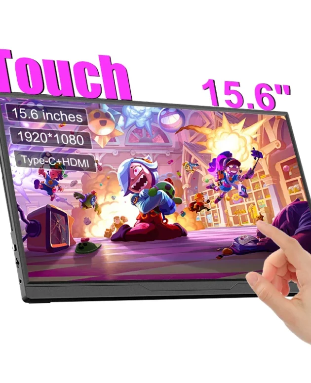 15.6inch Portable Monitor 120Hz/RGB100% /Touch screen With VESA Hole Extended Display For Phone PC Loptop Xbox PS4/5 Switch
