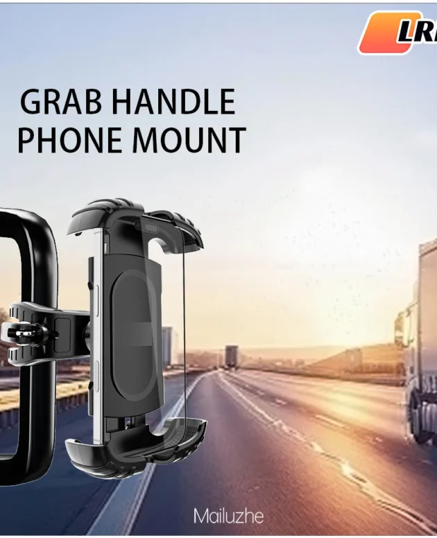 A Pillar Grab Handle Phone Mount for Car/Truck Universal Phone Clip Phone Holders for Your Car, Truck, Picku, Suv, Van, Excavato