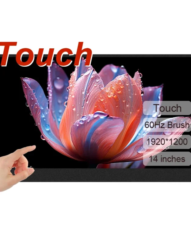 LANLIPU 14/15.6/16inch Touch Portable Monitor Ultra-thin External Second Display for Laptop PC Cell Phone Switch Xbox PS4/5 Xbox