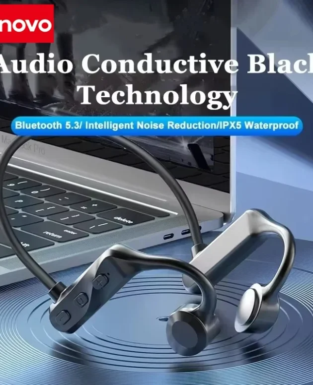 Lenovo Swimming Bone Conduction Bluetooth 5.3 Headphones Double Earless IPX8 Waterproof Air Conduction Headphones New Arrivals