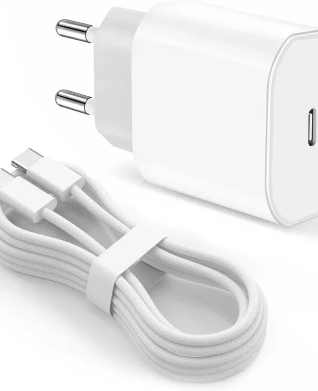 20W USB C Charging Cable for iPhone 16 Pro Max/15 Plus, USB C to USB C 2M Braided Fast Charger Cable Compatible with iPad Pro 12