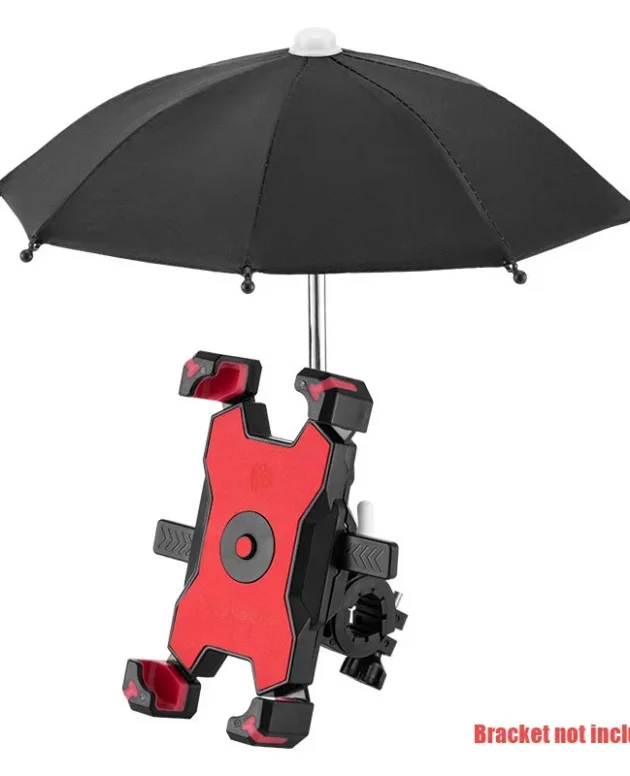 Mini Umbrella Sunshade Phone Holder Motor Bike Handlebar Rain Resistant Waterproof Motorcycle Rider Rain Resistant Universal