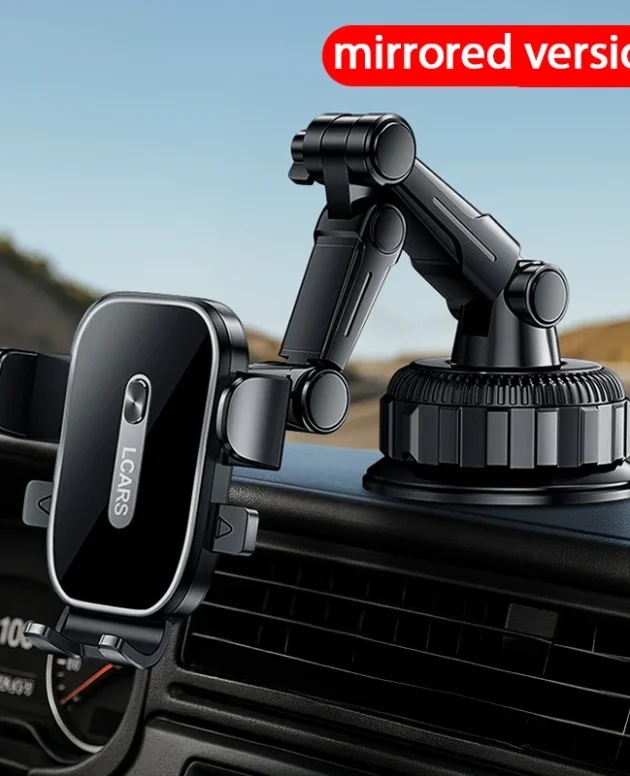 New Car Phone Mount Stable Anti Vibration Suction Cup Stand Rotatable Universal Dashboard Holder for Pickup Truck SUV