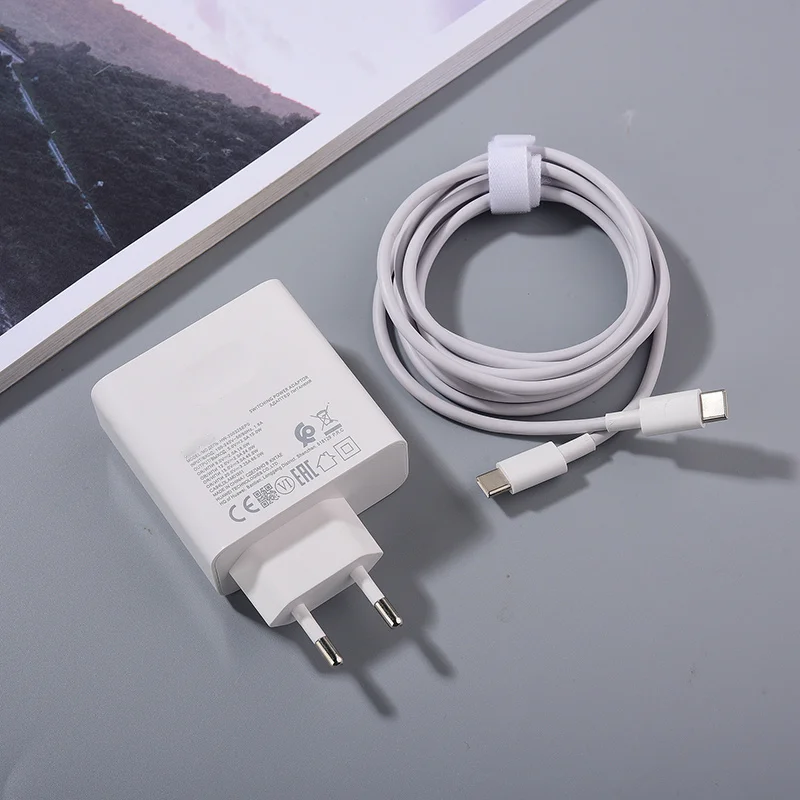 Huawei 65W EU/US PD SuperCharge Plug 20V 3.25A USB C Power Wall Charger Adapter for P50 Matebook 15 14 13 X Pro D15 D14 Laptop