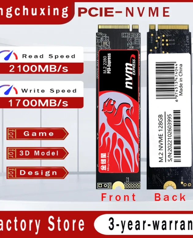 Promo kingchuxing Ssd Nvme M2 Hard Drive SSD 1tb M2 Nvme Ssd 512gb PCIE 3.0 Internal For Laptop Desktop SSD41504