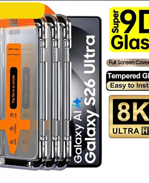 1-3Pcs Dust Free Install Tempered Glass For Samsung Galaxy S23 S22 Plus A54 A55 S21 S20 S24 FE S25 S26 Ultra Screen Protector