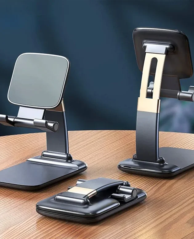 Foldable ABS Desktop Mobile Phone Stand For iPad iPhone Smartphone Support Tablet Desk Cell Phone Portable Holder Bracket
