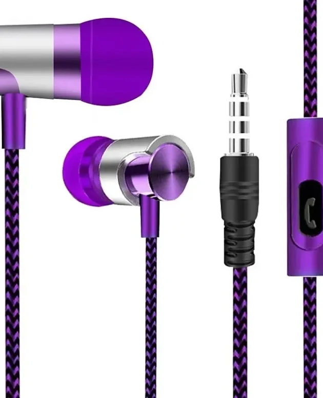 3.5mm Wired Headphone Noise Canceling In-ear Earphone In Ear Noise Cancellation Ergonomic Design HIFI Stereo Sport Music Headset