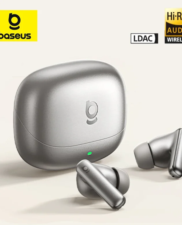 Baseus Bowie MP1 ANC Bluetooth 6.0 True Wireless Earbuds -55dB Adaptive Hybrid ANC Earphones Hi-Res LDAC 6-Mic ENC In-Ear buds