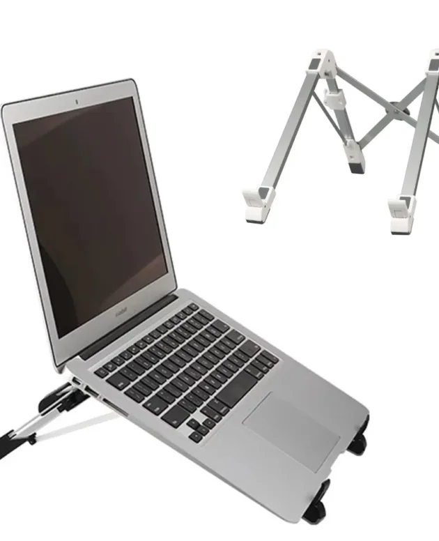 Foldable Laptop Stand Holder For Macbook Pro Air Ergonomic Adjustable Heighten Notebook Support Aluminum Alloy Cooling Bracket