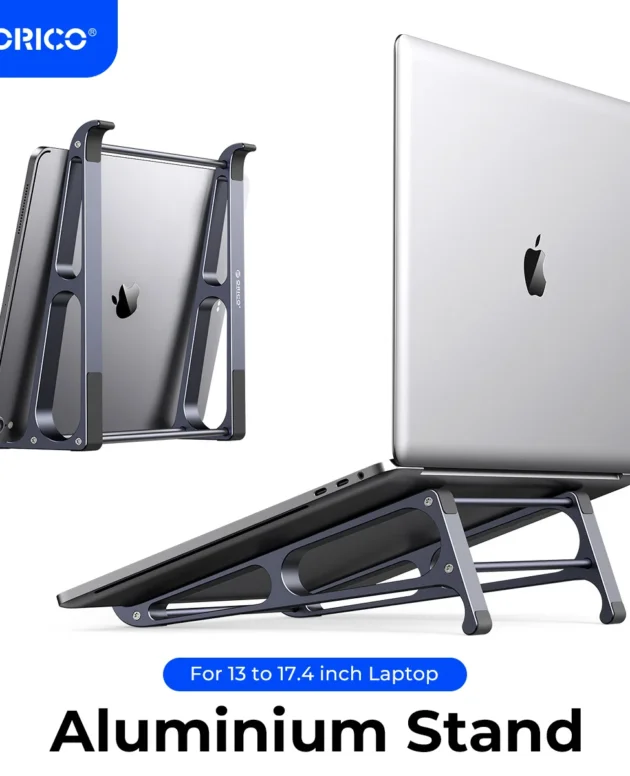 ORICO Laptop Vertical Stand Aluminium Fordable Tablet Holder 2-in-1 Stand Support Detachable for 10-17.4 inch PC Macbook Stand