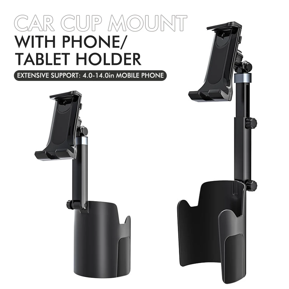 Car Cup Tablet Stand Phone Holder Expander Multifunction Support Adapter for Auto Interior Drink Organizer Storage Accessories