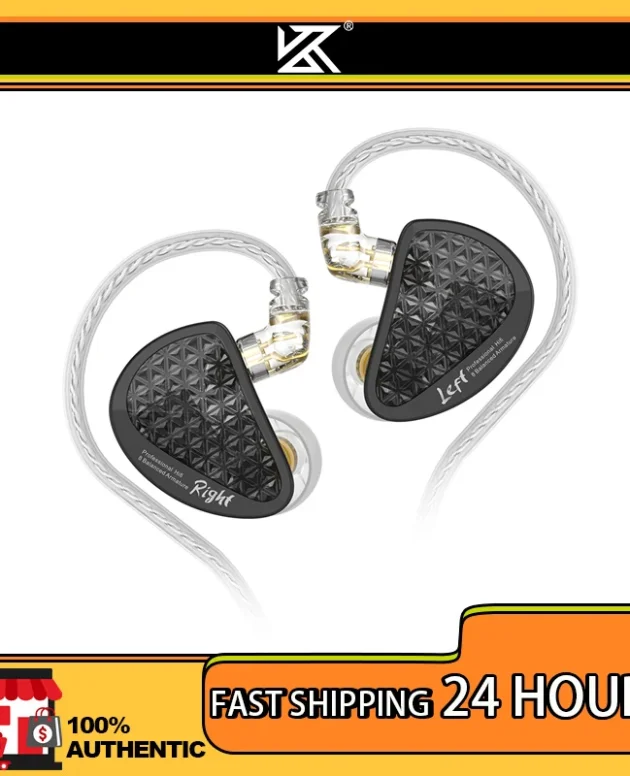 KZ AS16 Pro In Ear Wired Earphones 16BA Balanced Armature HIFI Bass Monitor Headphones Noise Cancelling Earbuds Sport Headset