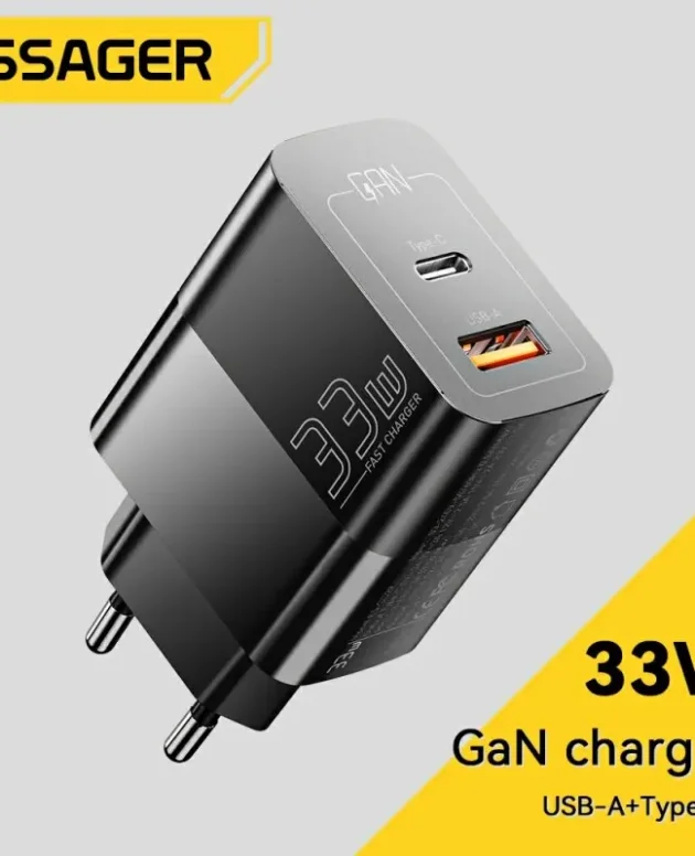 Essager USB C Charger 33W GaN Type C PD Fast Charging For iPhone 14 13 12 11 Pro Max XS 8 P For iPad Pro Air iPad Mini