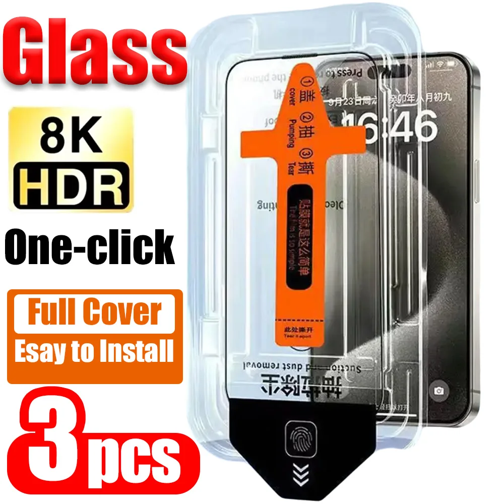 1-3PCS HD Screen Protector For Samsung Galaxy A57 5G A37 A56 A55 A54 S26 Ultra S25 FE S24 S23 Plus A53 A36 A35 A34 A52 Glass